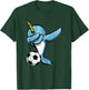 Dabbing Narwhal - Soccer Lovers Jersey Football Fans Sport T-Shirt - T-Shirt | Forest
