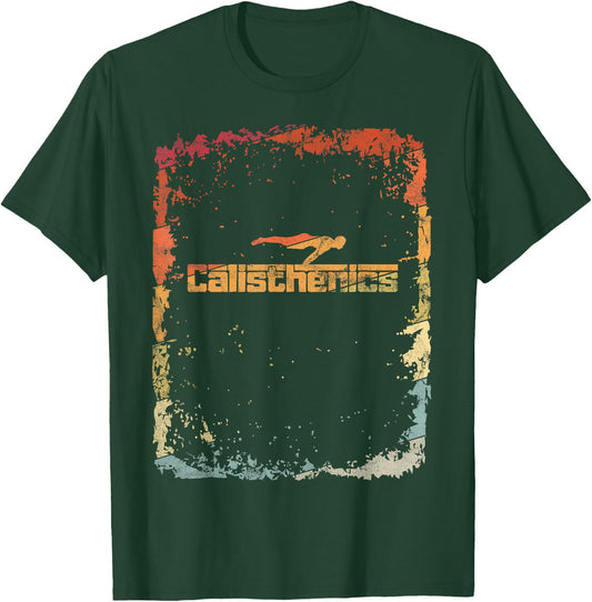 Calisthenics Retro Vintage Gift T-Shirt - T-Shirt | Forest