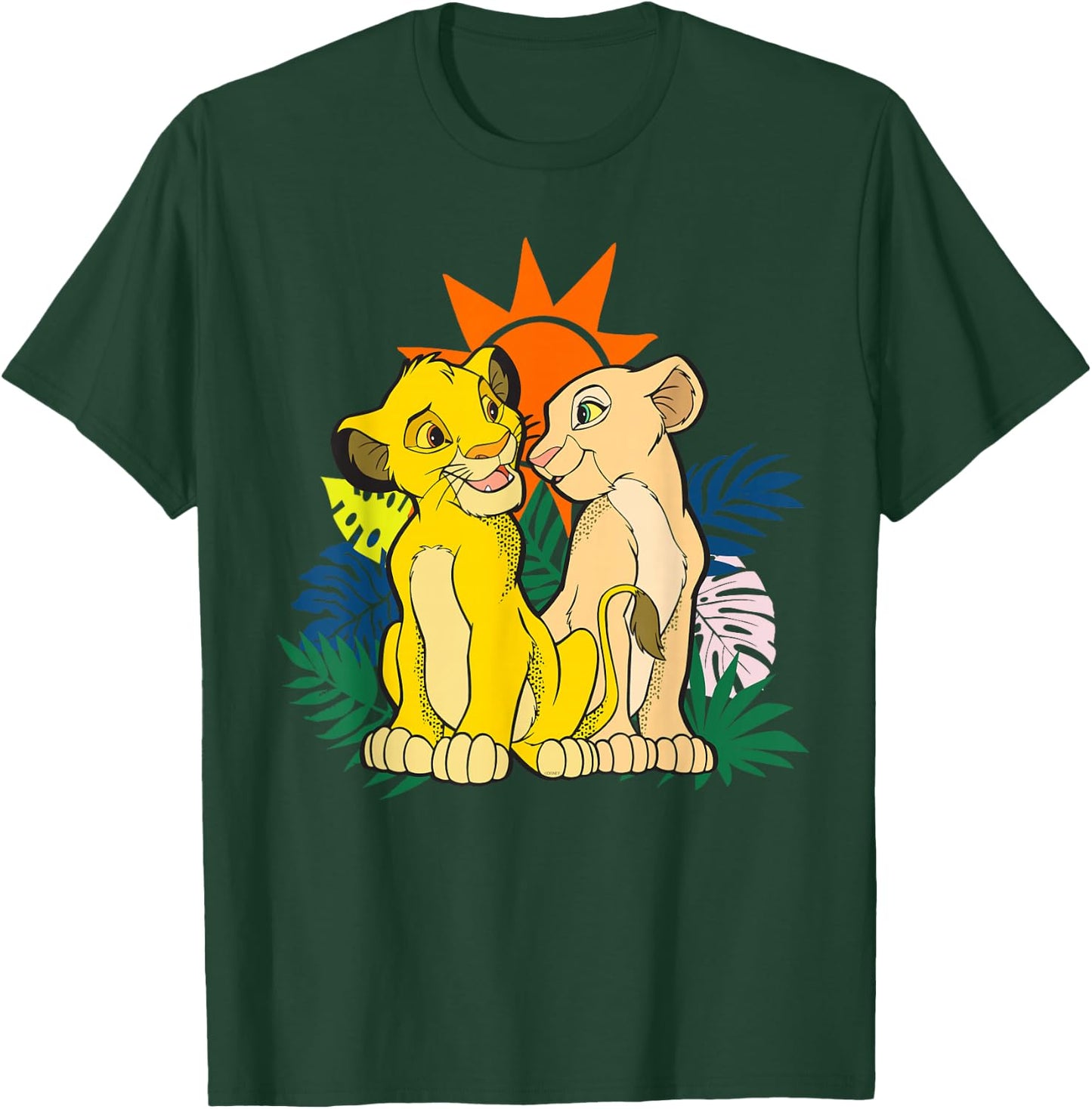 Disney The Lion King Young Simba and Nala T-Shirt - T-Shirt | Forest