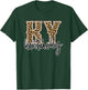 Kentucky State Women's Leopard The Bluegrass State Proud T-Shirt - T-Shirt | Forest