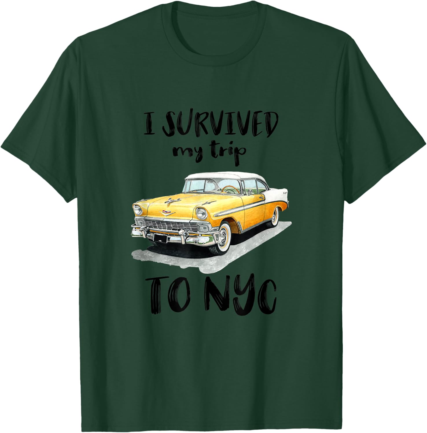 I Survived My Trip To NYC Taxi New York City T-Shirt - T-Shirt | Forest