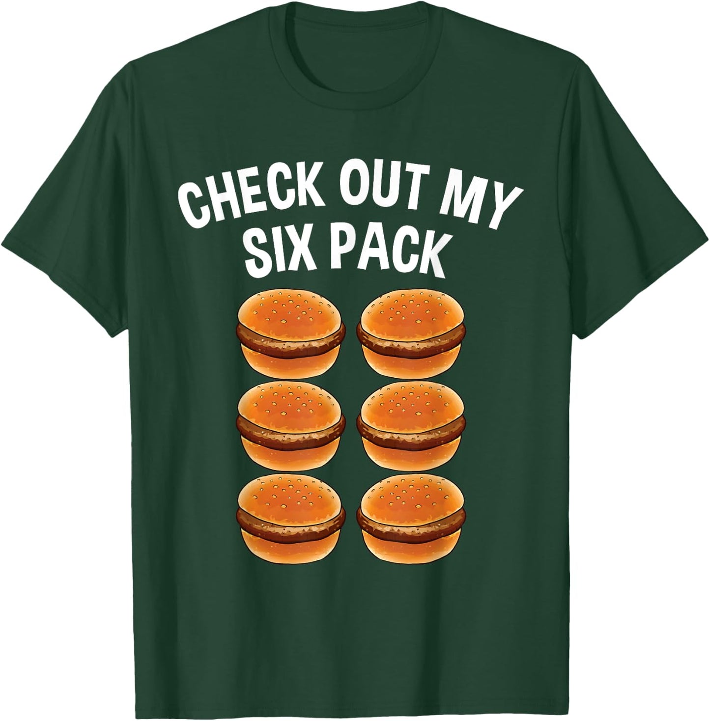 Funny Burger Art Men Women Sandwich Cheeseburger Lovers T-Shirt - T-Shirt | Forest