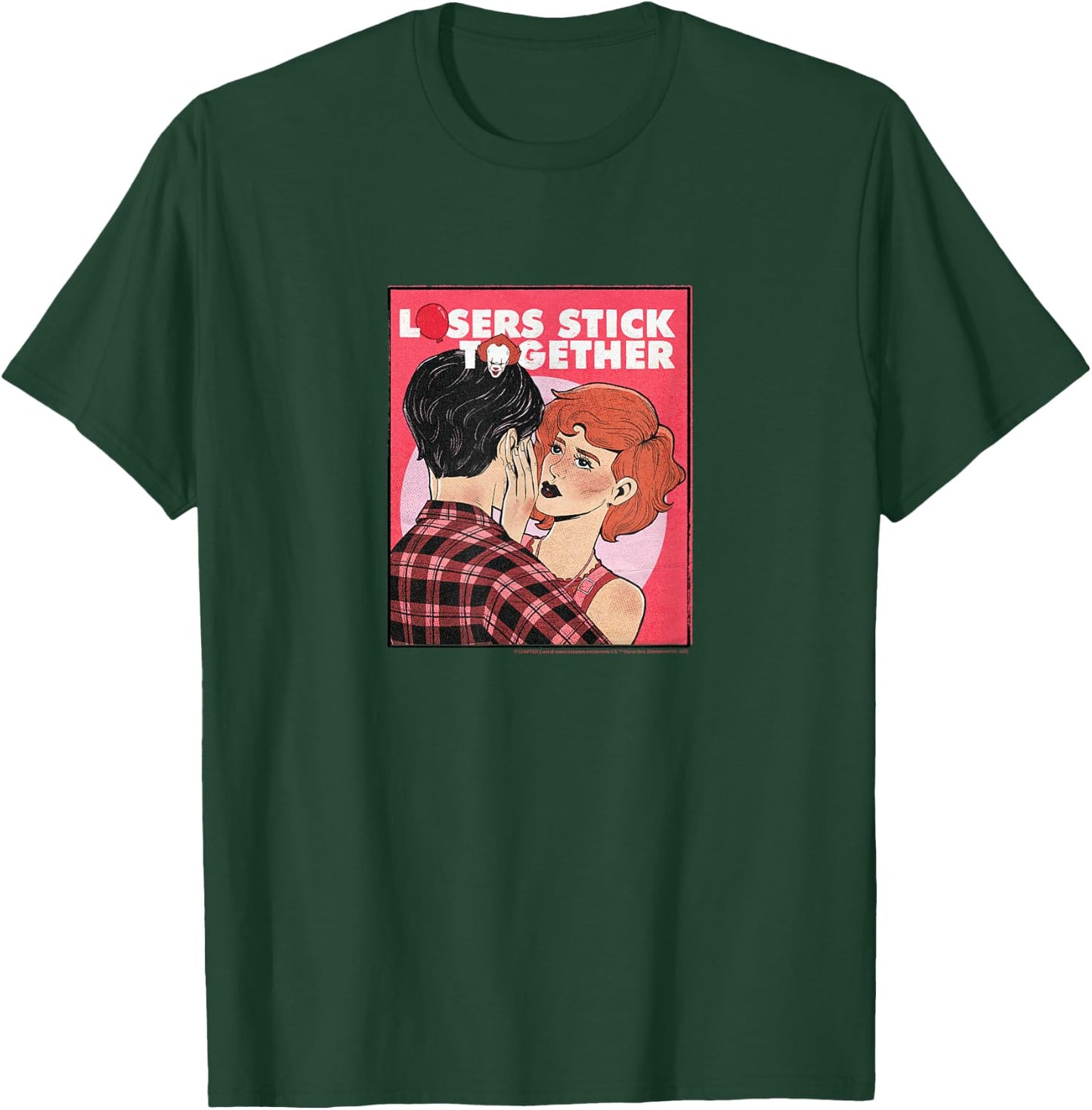 IT: Chapter 2 Losers Stick Together Valentine Horror Movie T-Shirt - T-Shirt | Forest