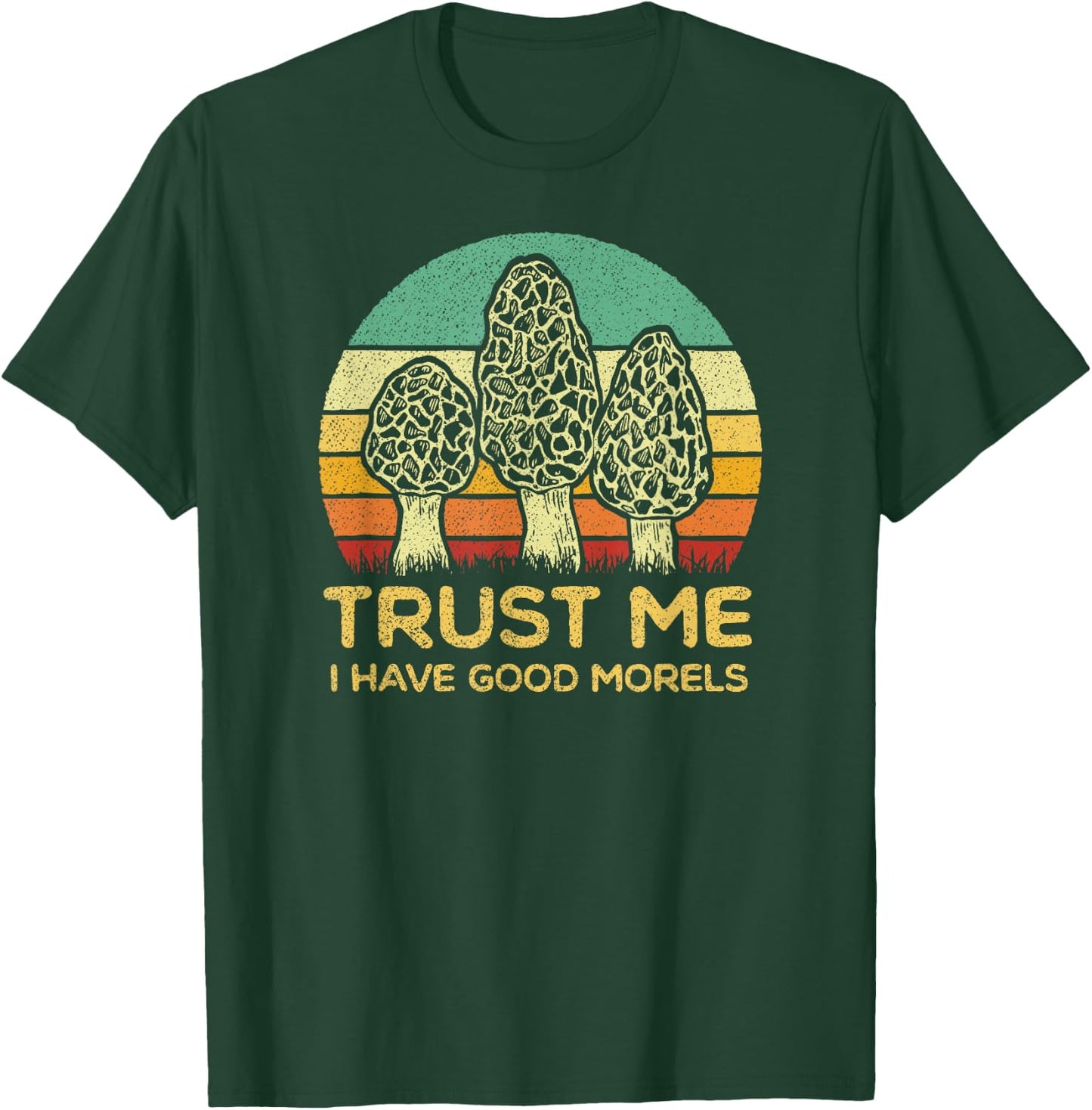 Morel Mushroom Shirt Funny Foraging Morels Hunters T-Shirt - T-Shirt | Forest