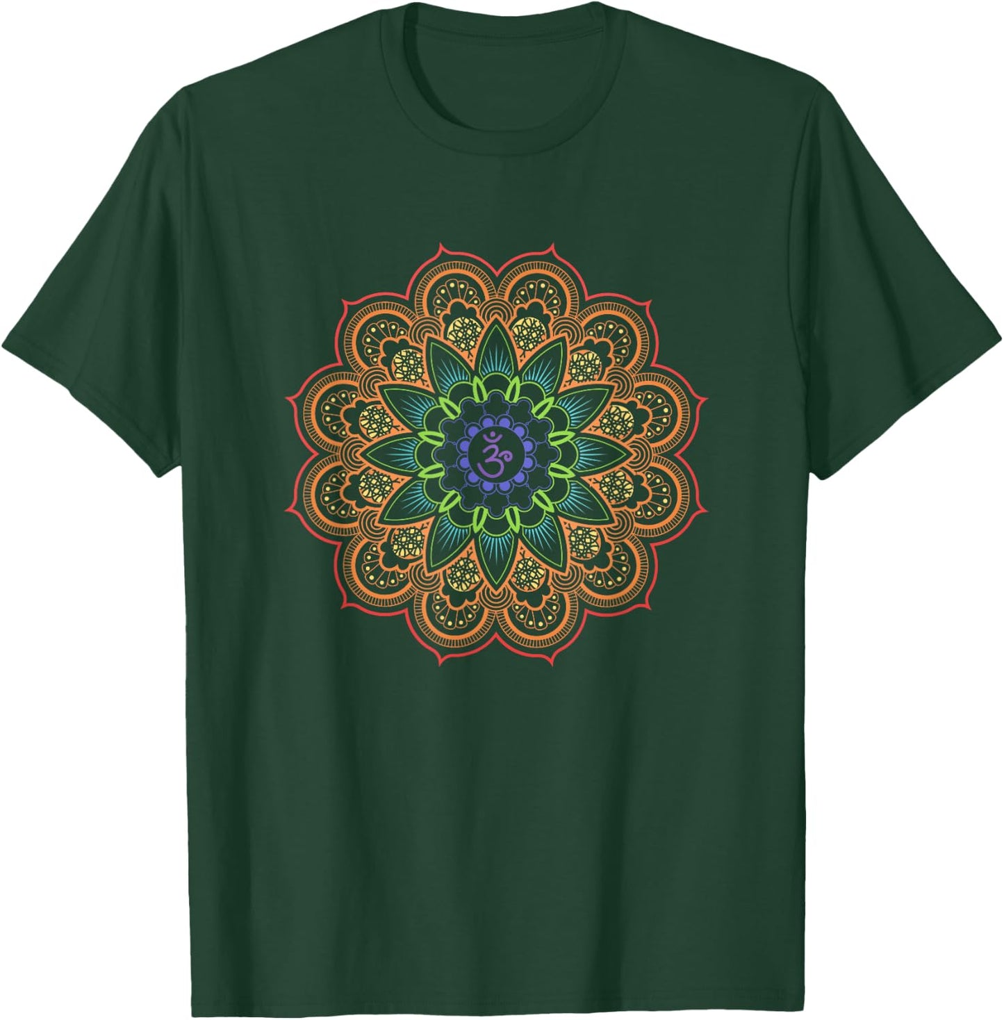 Mandala Symbol Meditations Mandalas Yoga - mandala T-Shirt - T-Shirt | Forest