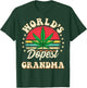 Funny 420 Weed Pot Vintage Matching Worlds Dopest Grandma T-Shirt - T-Shirt | Forest