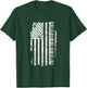 Piano - Keyboard USA Flag Pianist Gifts Music T-Shirt - T-Shirt | Forest