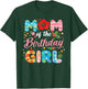 Mom of The Birthday Girl Family Summer Beach Birthday Party T-Shirt - T-Shirt | Forest