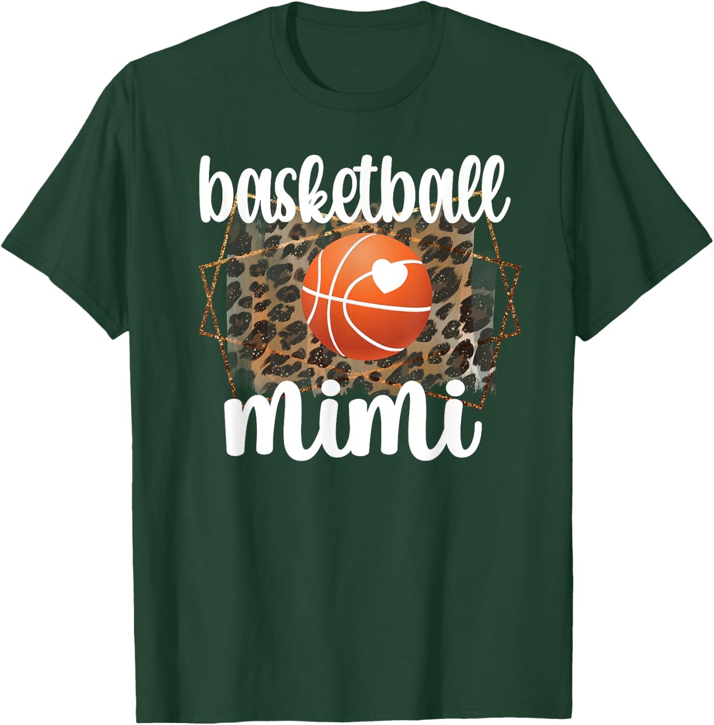 Basketball Mimi Grandma Mimi Of A Basketball Player T-Shirt - T-Shirt | Forest