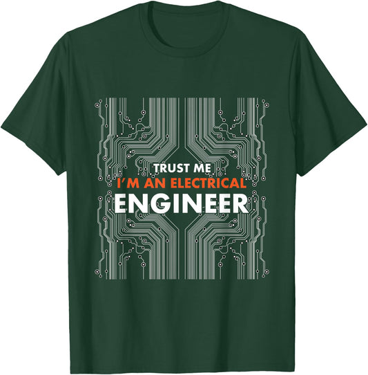 Electrical Engineer Shirts Trust Me Electric Christmas Gifts T-Shirt - T-Shirt | Forest