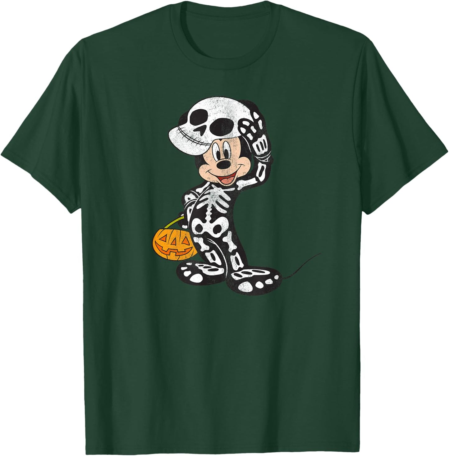 Disney - Halloween Mickey Happy Bones T-Shirt - T-Shirt | Forest