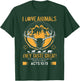 I Love Animals They Taste Great Funny Hunting Hunter T-Shirt - T-Shirt | Forest