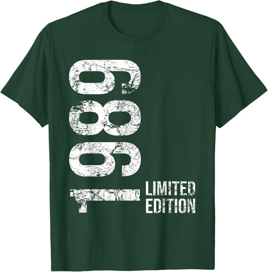 36th Birthday 36 Years Old Man Woman Vintage 1989 T-Shirt - T-Shirt | Forest