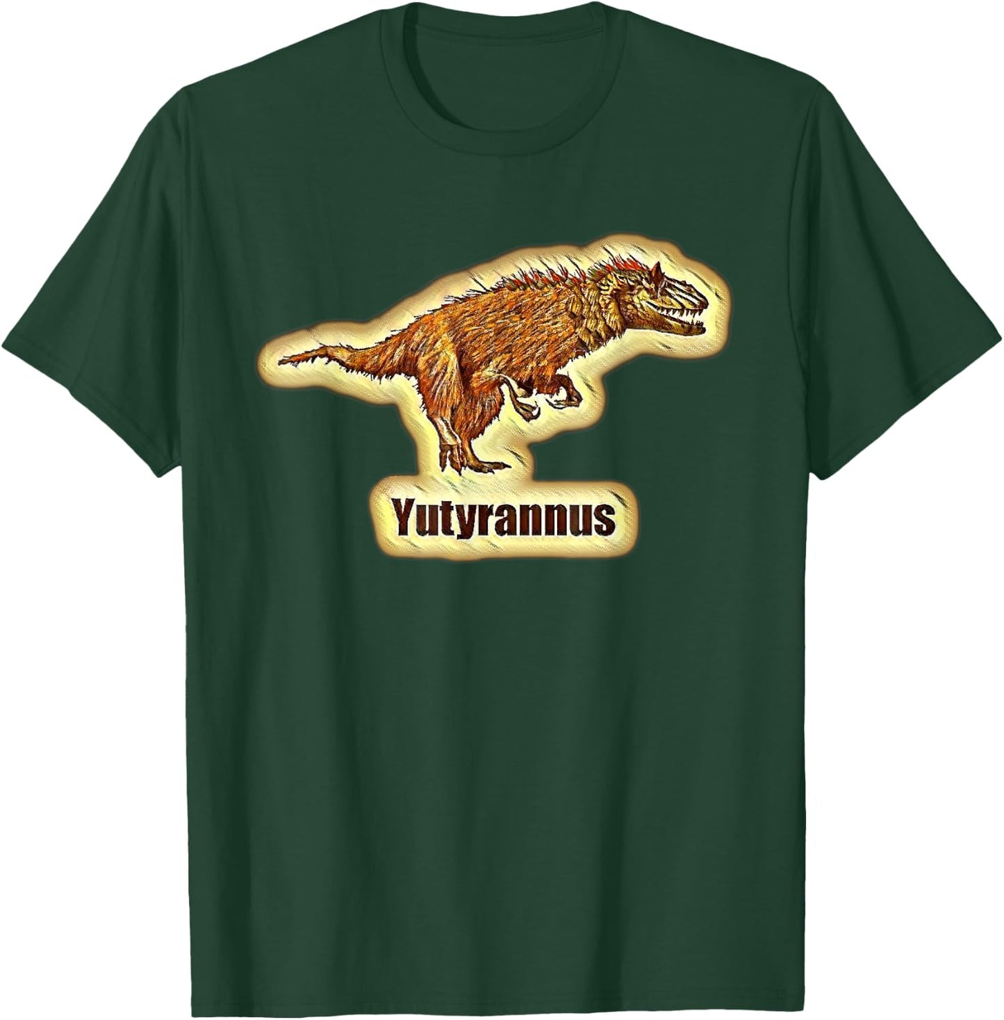 Yutyrannus - Paleontologists' Favorite Dinosaurs T-Shirt - T-Shirt | Forest