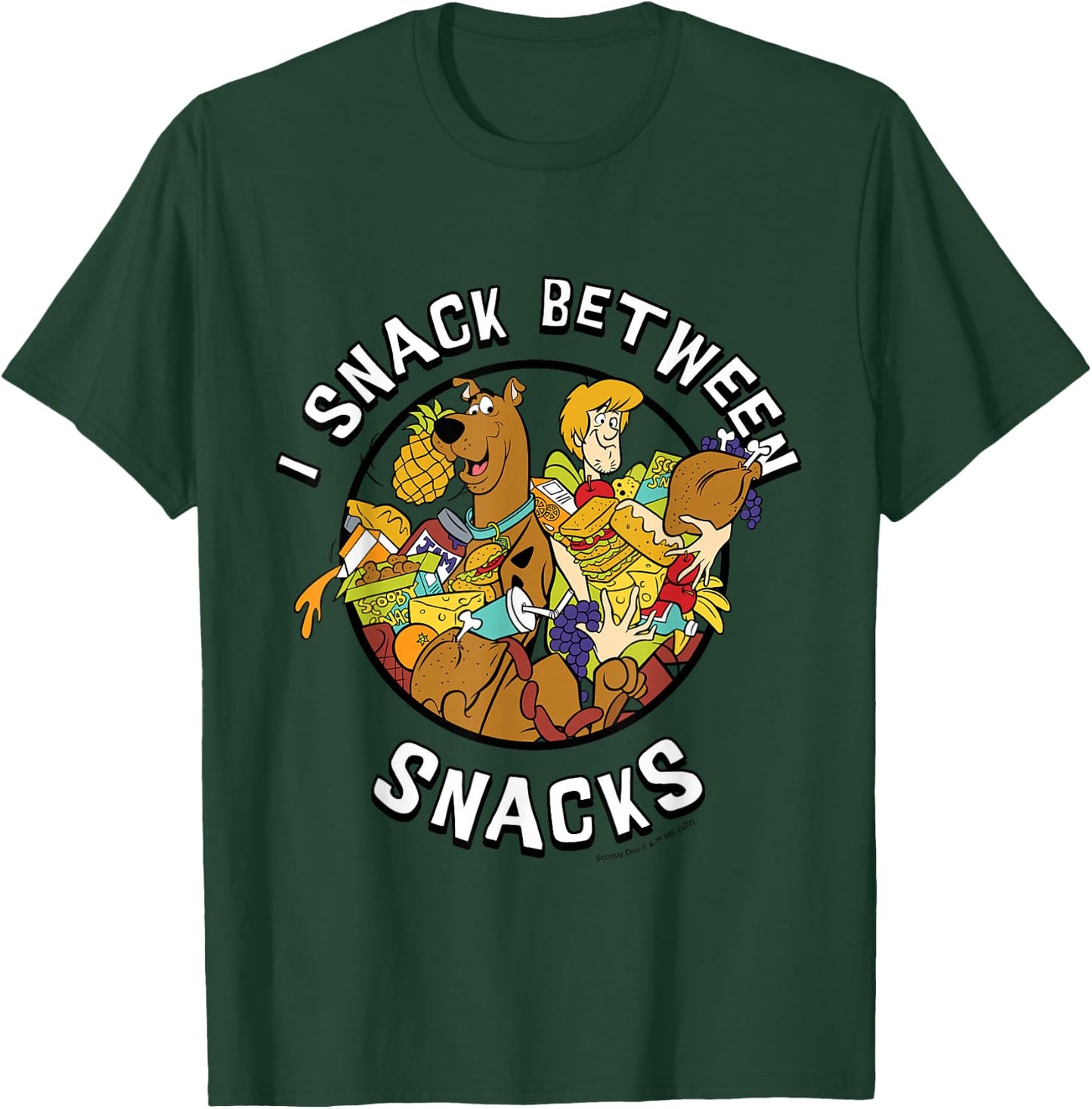 Scooby Doo I Snack Between Snacks T-Shirt - T-Shirt | Forest