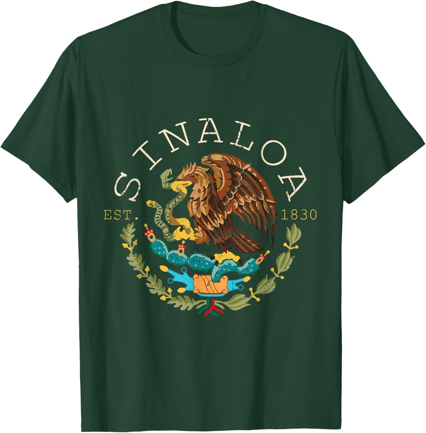 Sinaloa Mexico Mexican Souvenir T-Shirt - T-Shirt | Forest