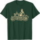 Classic Motorcycle Pin-up Girl Biker Retro T-Shirt - T-Shirt | Forest