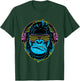 Dj Gorilla Sunglasses Headphones Music For Boys Men Kids T-Shirt - T-Shirt | Forest