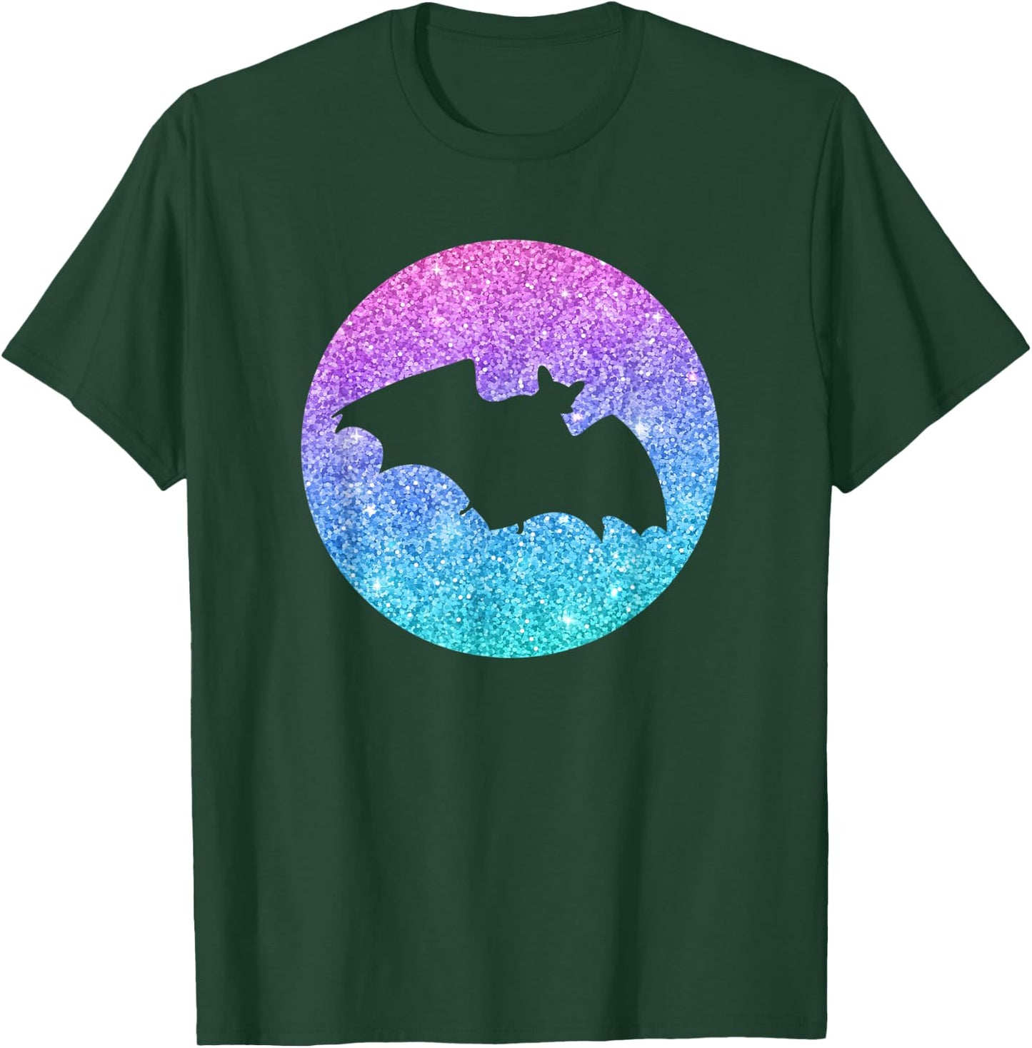 Cute Trendy Bat Gift Girls Teens And Women T-Shirt - T-Shirt | Forest