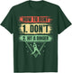 How to bunt don't hit a dinger baseballer funny Baseball T-Shirt - T-Shirt | Forest