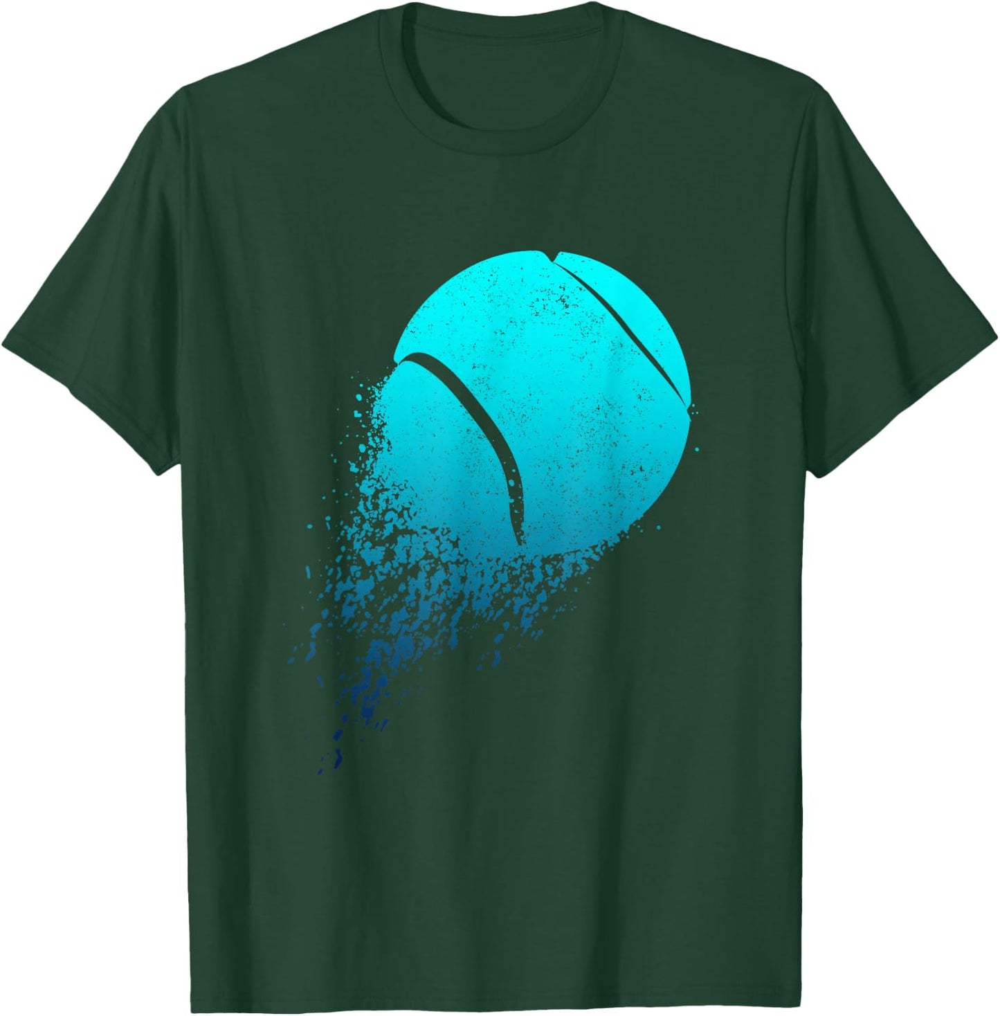 Tennis Player Sport Vintage Men Women Tennis T-Shirt - T-Shirt | Forest