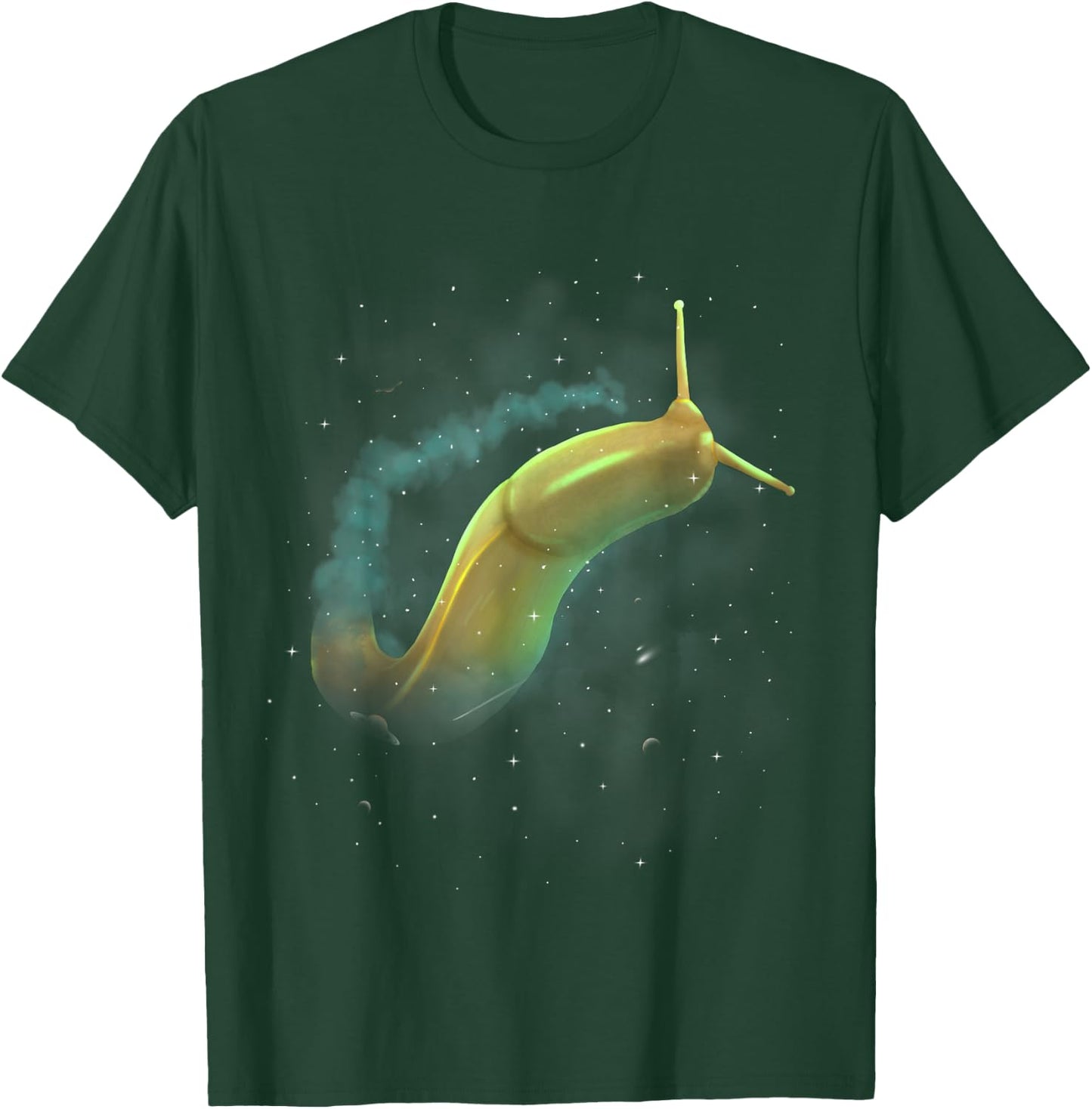 Banana Slug Cosmic Galaxy Celestial Outer Space Astronomy T-Shirt - T-Shirt | Forest