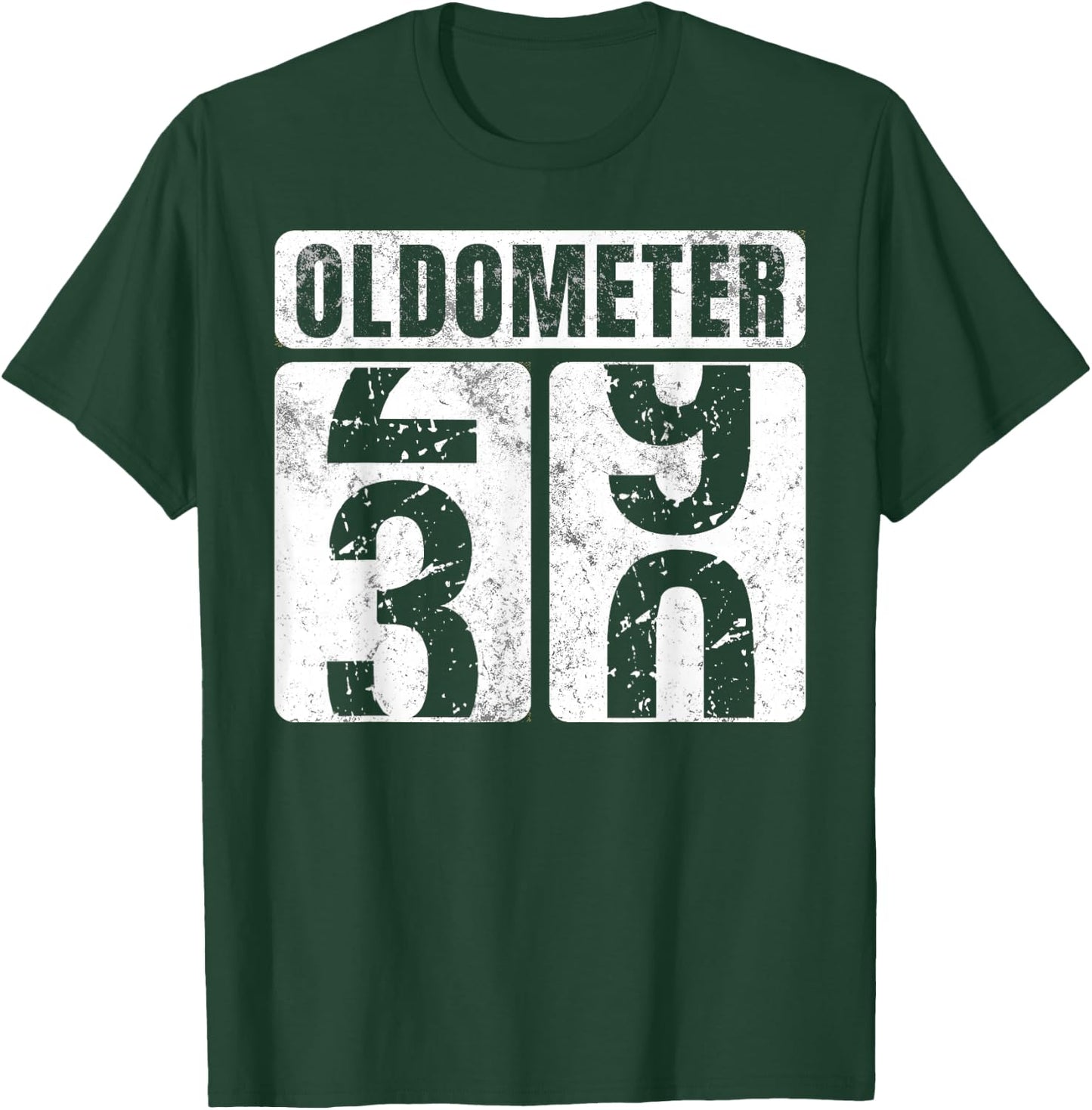 Oldometer 30 Shirt Vintage Funny 30th Birthday Gift T-Shirt - T-Shirt | Forest
