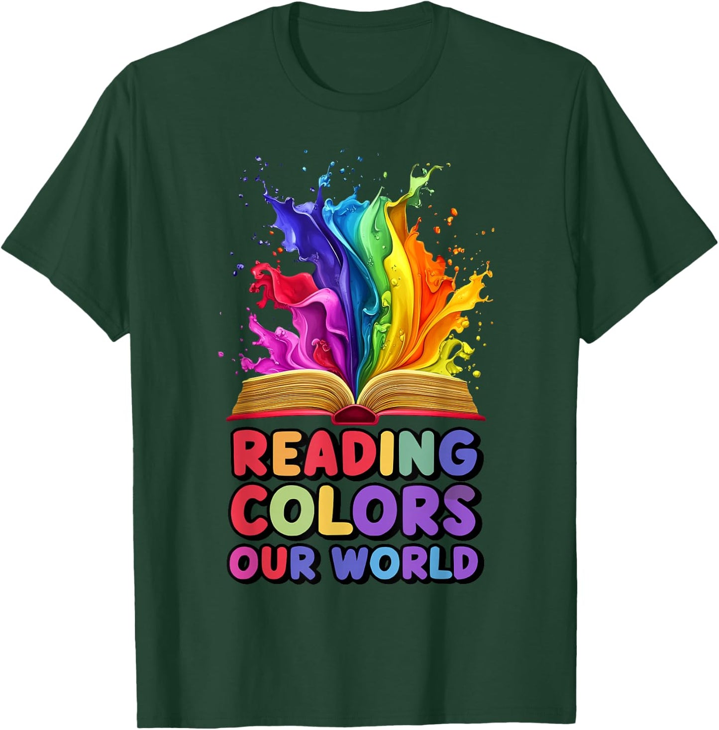 Reading Colors Our World Summer Reading 2026 T-Shirt - T-Shirt | Forest