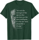 Charles Darwin Species Quote T-Shirt - T-Shirt | Forest
