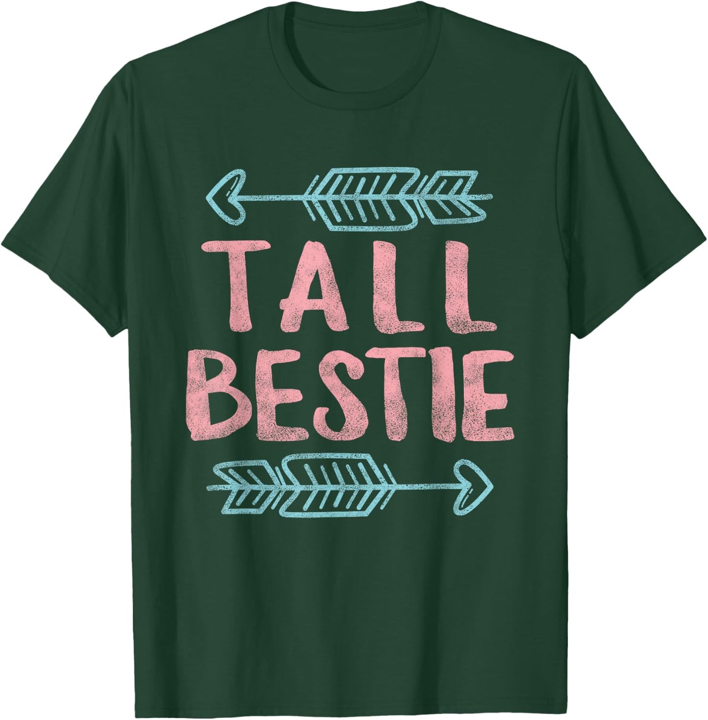 Best Friends Matching Tall Short Bestie Birthday BFF Besties T-Shirt - T-Shirt | Forest