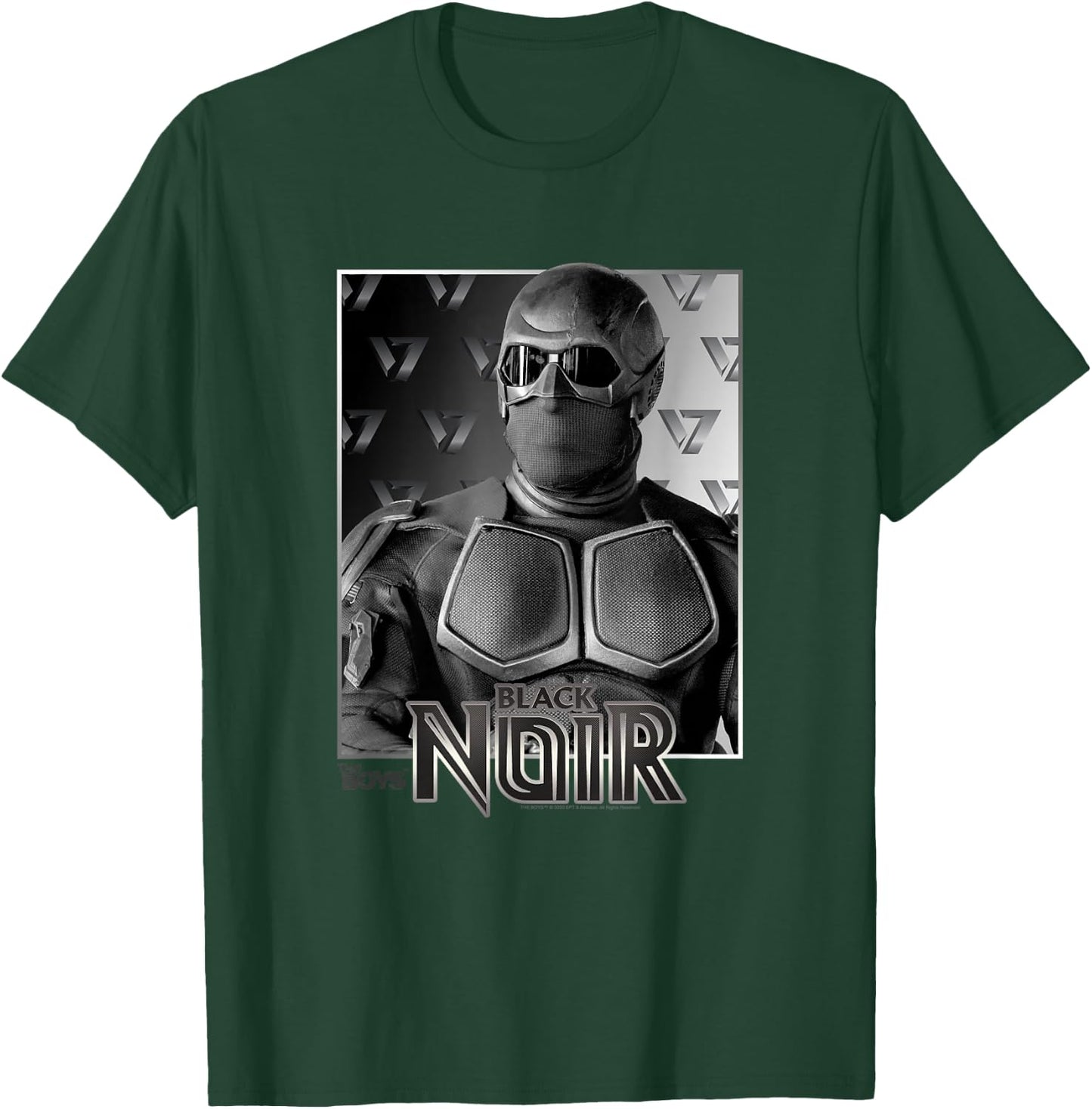 The Boys Black Noir Portrait Superhero TV Show T-Shirt - T-Shirt | Forest
