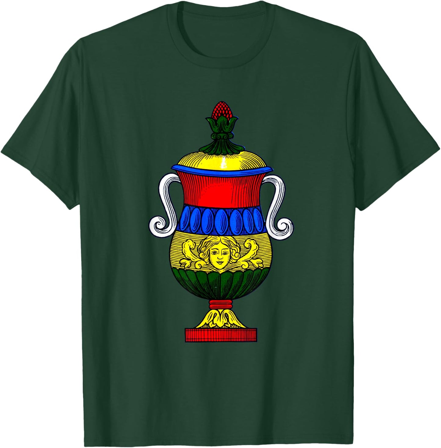 Ace of Cups [Neapolitan Cards] The Italian Playing Cards T-Shirt - T-Shirt | Forest