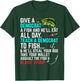 Funny Republican Saying Teach a Democrat Fish Conservative T-Shirt - T-Shirt | Forest