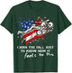 Motocross Dirtbike Motorcycle MX Us Flag Risk the fall Jump T-Shirt - T-Shirt | Forest