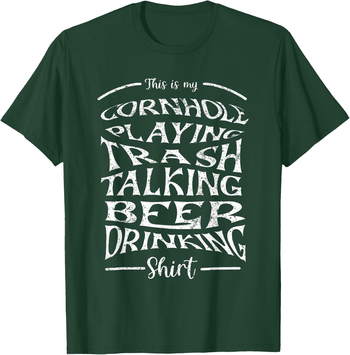 Beer & Cornhole T-Shirt - T-Shirt | Forest