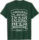 Beer & Cornhole T-Shirt - T-Shirt | Forest