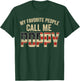 My Favorite People Call Me Poppy USA Flag T-Shirt - T-Shirt | Forest