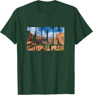 Zion National Park Near Las Vegas/Utah USA/Canyon Nature T-Shirt - T-Shirt | Forest