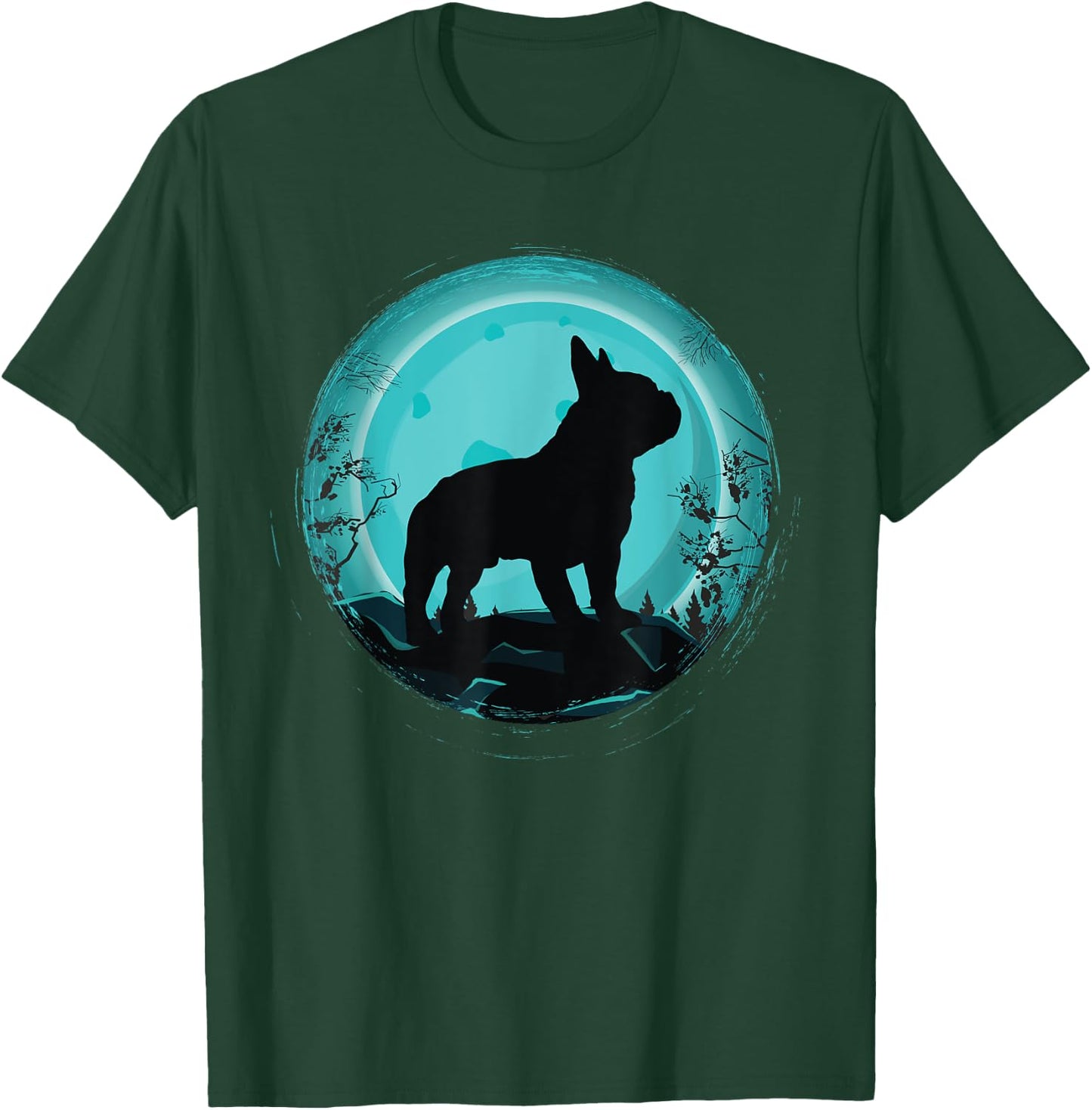 French Bulldog Frenchie Dog Women Kids T-Shirt - T-Shirt | Forest