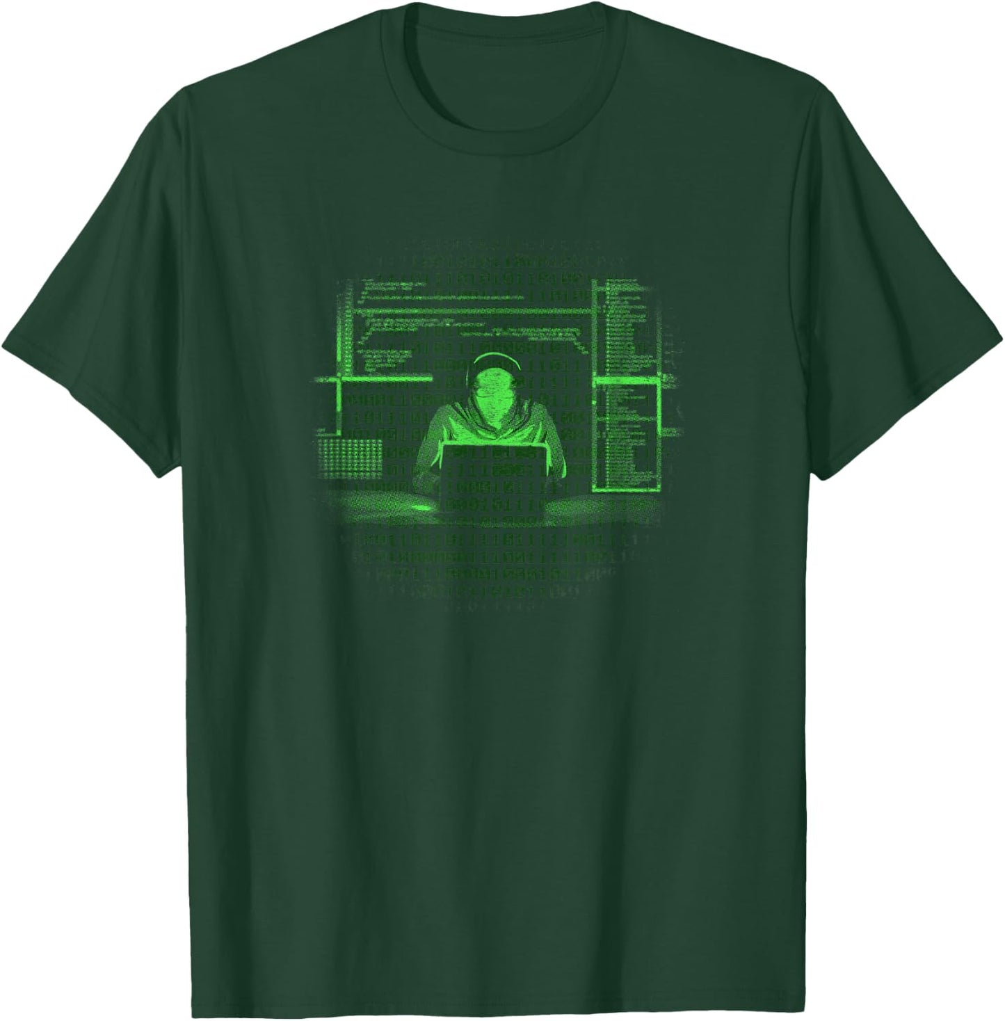 Nerdy Computer Science Geek Programmer Coder Hacker Coding T-Shirt - T-Shirt | Forest