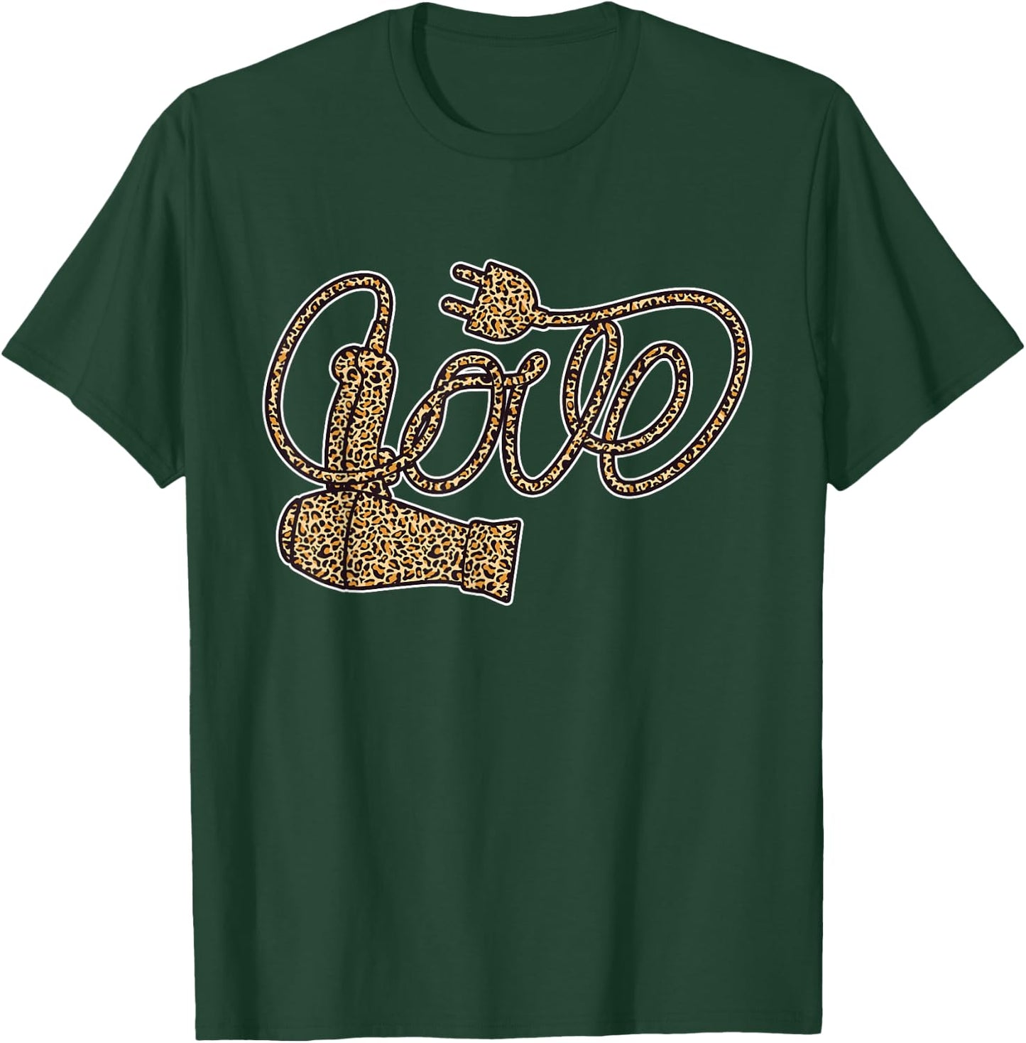 Love Hairdresser Hairstylist Haircutter Hair Salon T-Shirt - T-Shirt | Forest