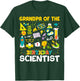 Grandpa Of The Birthday Scientist Matching Science Birthday T-Shirt - T-Shirt | Forest