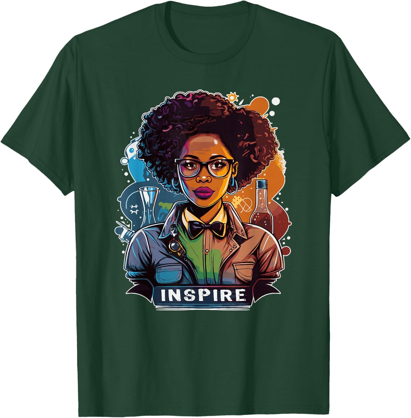 African-American Black Scientist and Inventor Day T-Shirt - T-Shirt | Forest