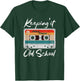 Keeping it Old School 80s 90s Retro Vintage Cassette Tape T-Shirt - T-Shirt | Forest