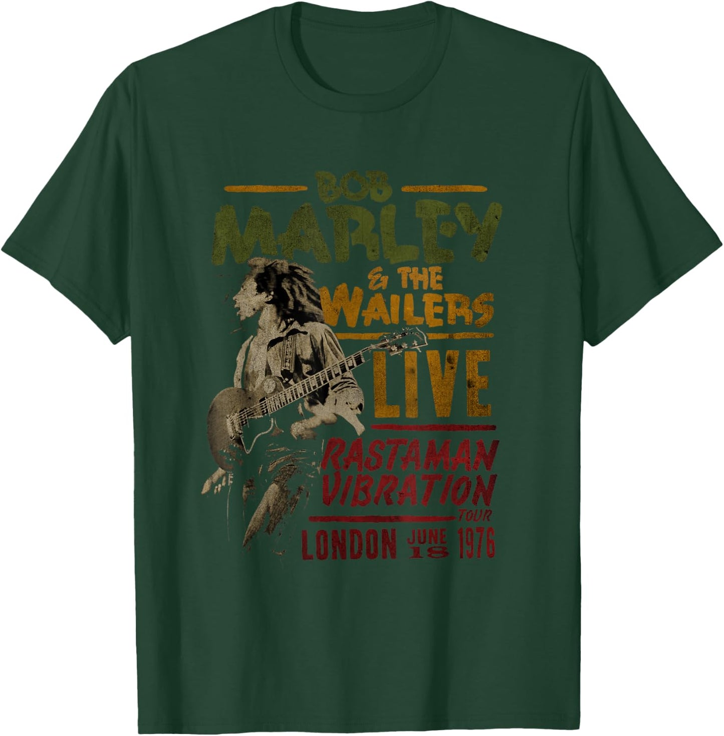Bob Marley BTRTW The Wailers Live T-Shirt - T-Shirt | Forest