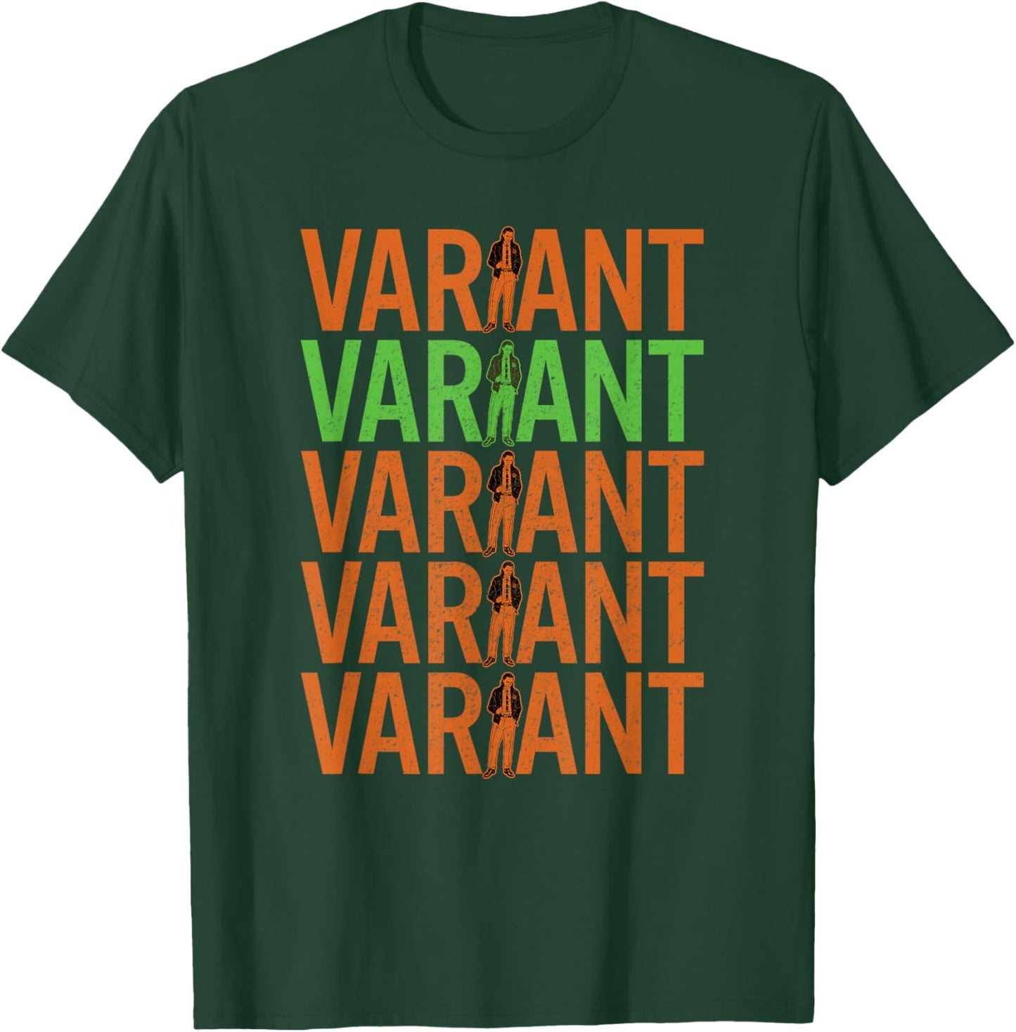 Marvel Loki Variant Text Stack T-Shirt - T-Shirt | Forest