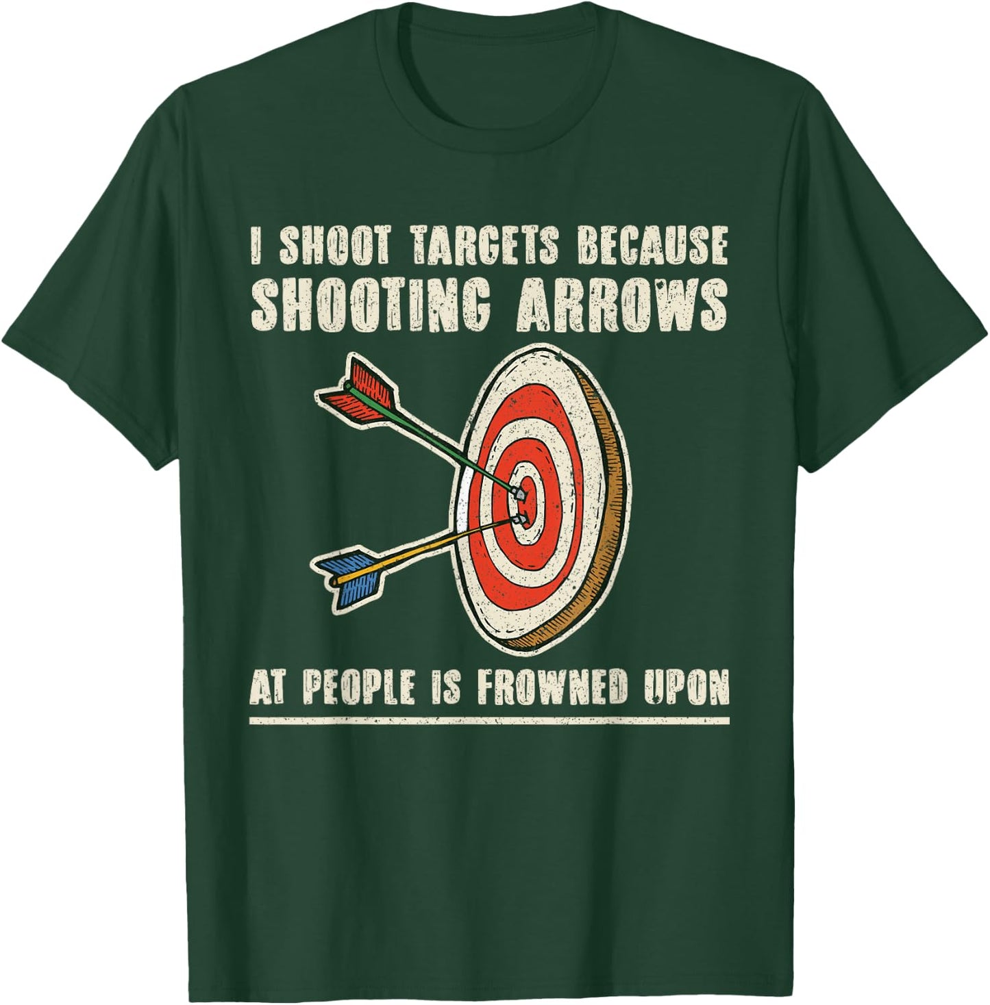 Archery Archer - Funny Bowman Bow Archer Small T-Shirt - T-Shirt | Forest