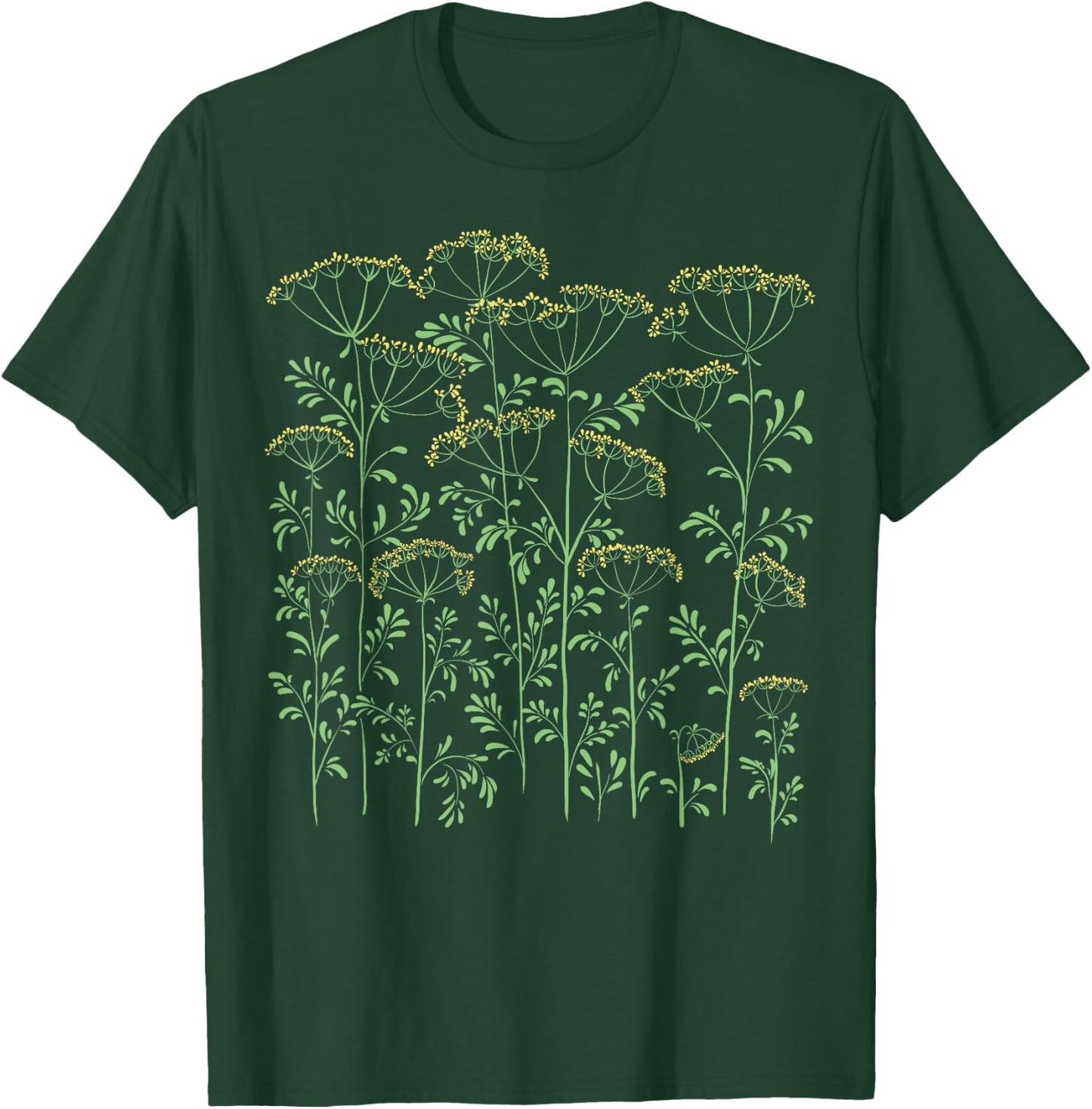 Made in Ukraine Shirts by Alice Ron Dill Ukrop Ukraine Food Ukrainian Vyshyvanka Botanical T-Shirt - T-Shirt | Forest