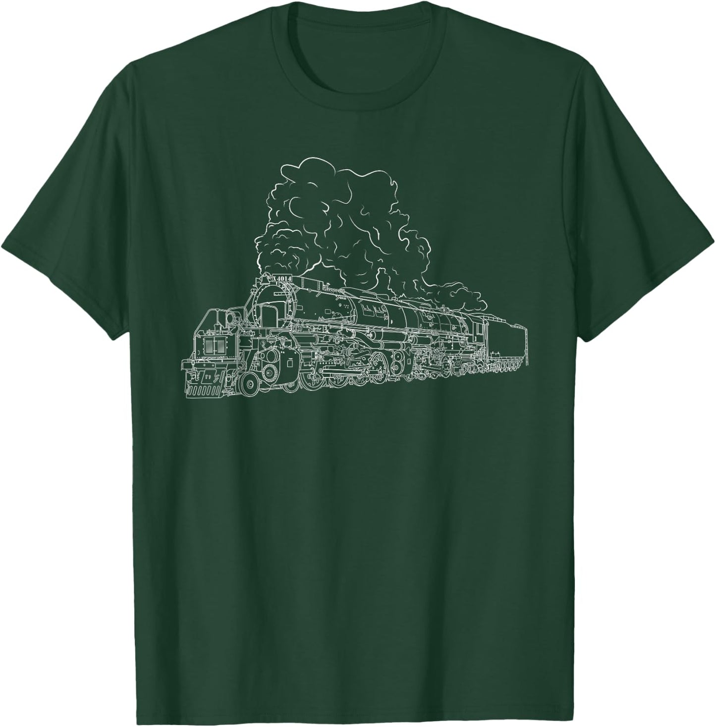 Big Boy X 4014 Steam Locomotive Utah Vintage T-Shirt - T-Shirt | Forest