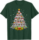 Goldendoodle Dog Tree Christmas Sweater Xmas Pet Dogs Gifts Women Kids T-Shirt - T-Shirt | Forest